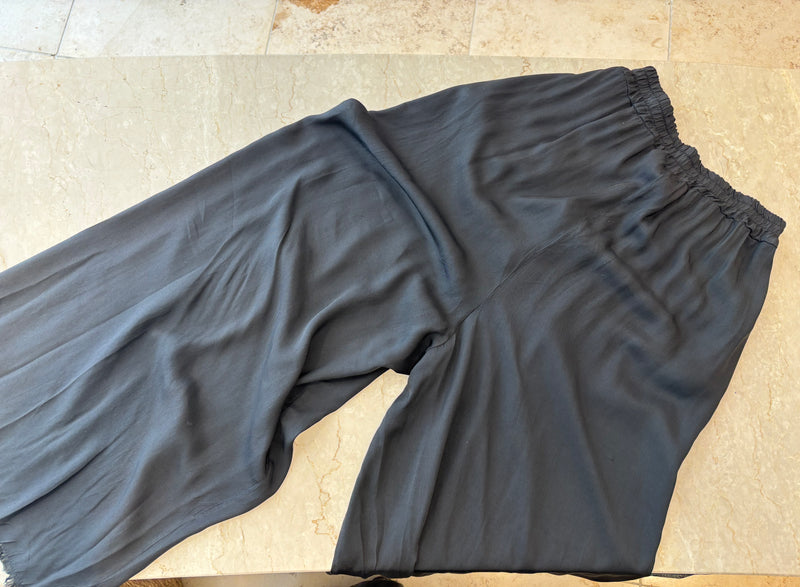 Sanctamuerte Palazzo Trousers Black