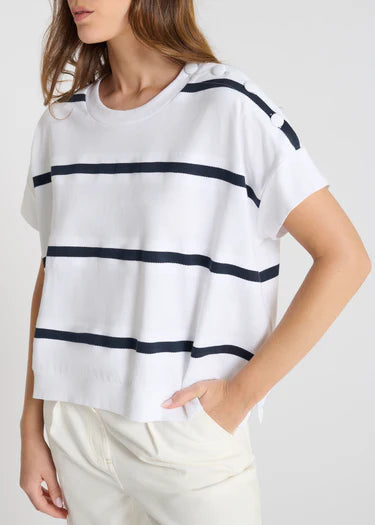 hana san Jadishr Striped Sweatshirt