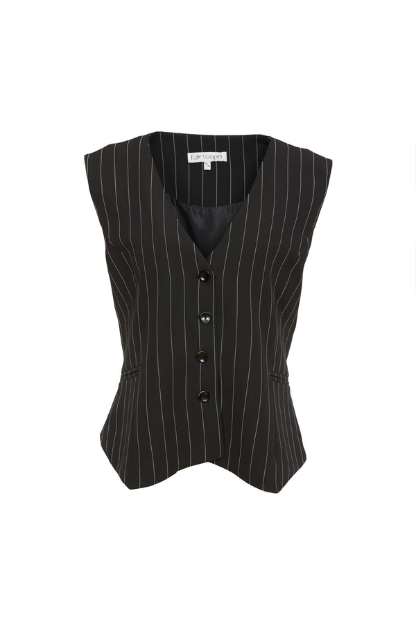 KATE COOPER Striped Waistcoat