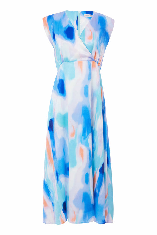 Kate Cooper Blur print maxi dress