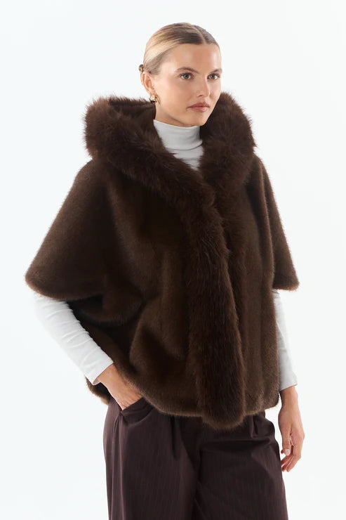 Giovanni Paris MARLYN - Faux fur cape