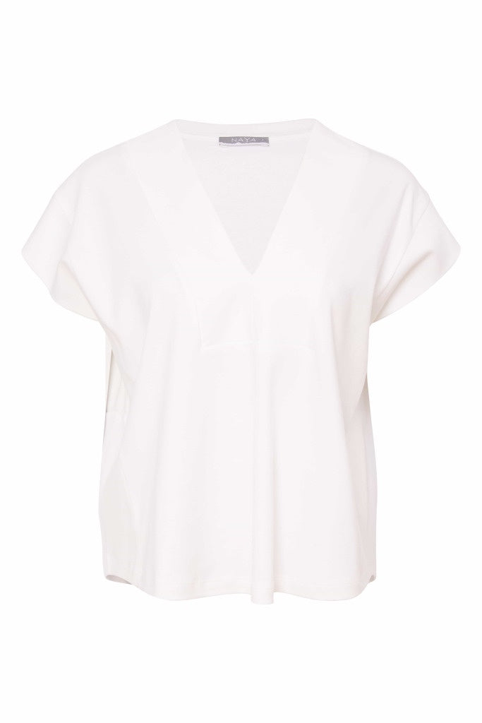 Naya Square Shape v neck top with neck and side bands