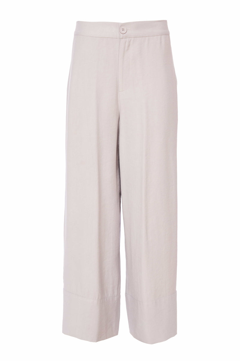 NAYA Wide leg trouser with band at hem