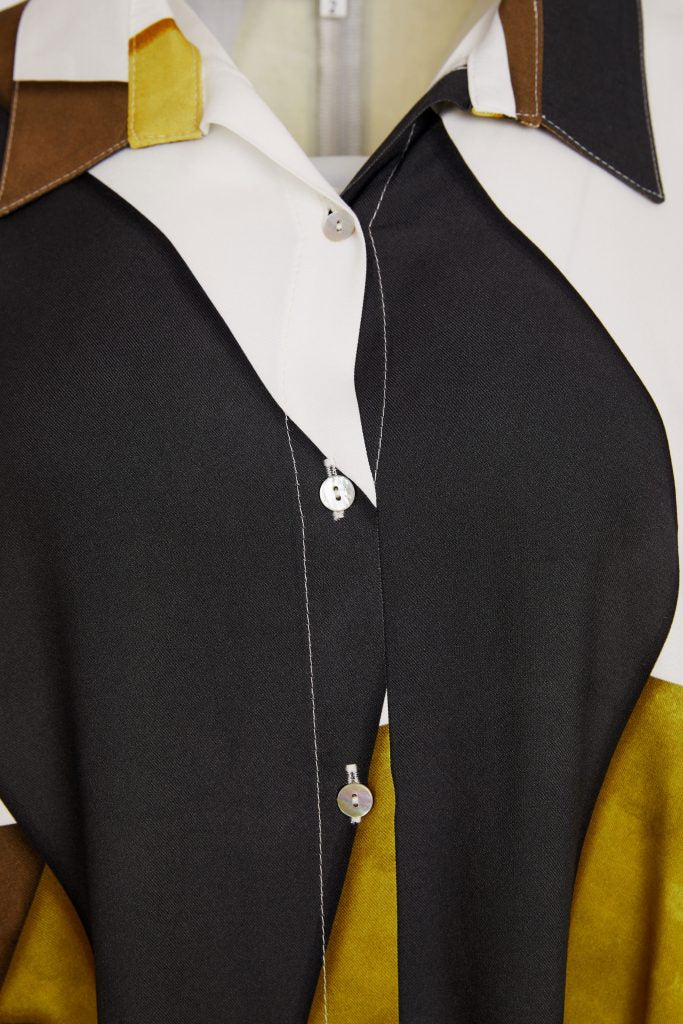 NAYA Multi Colour Graphic Print Top