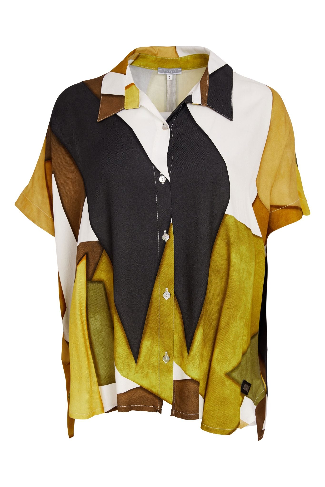 NAYA Multi Colour Graphic Print Top