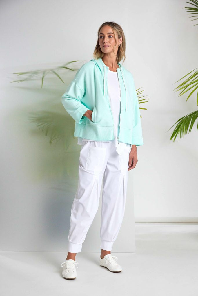 NAYA Cuff Trouser With Inverted Pleat And Patch Pocket