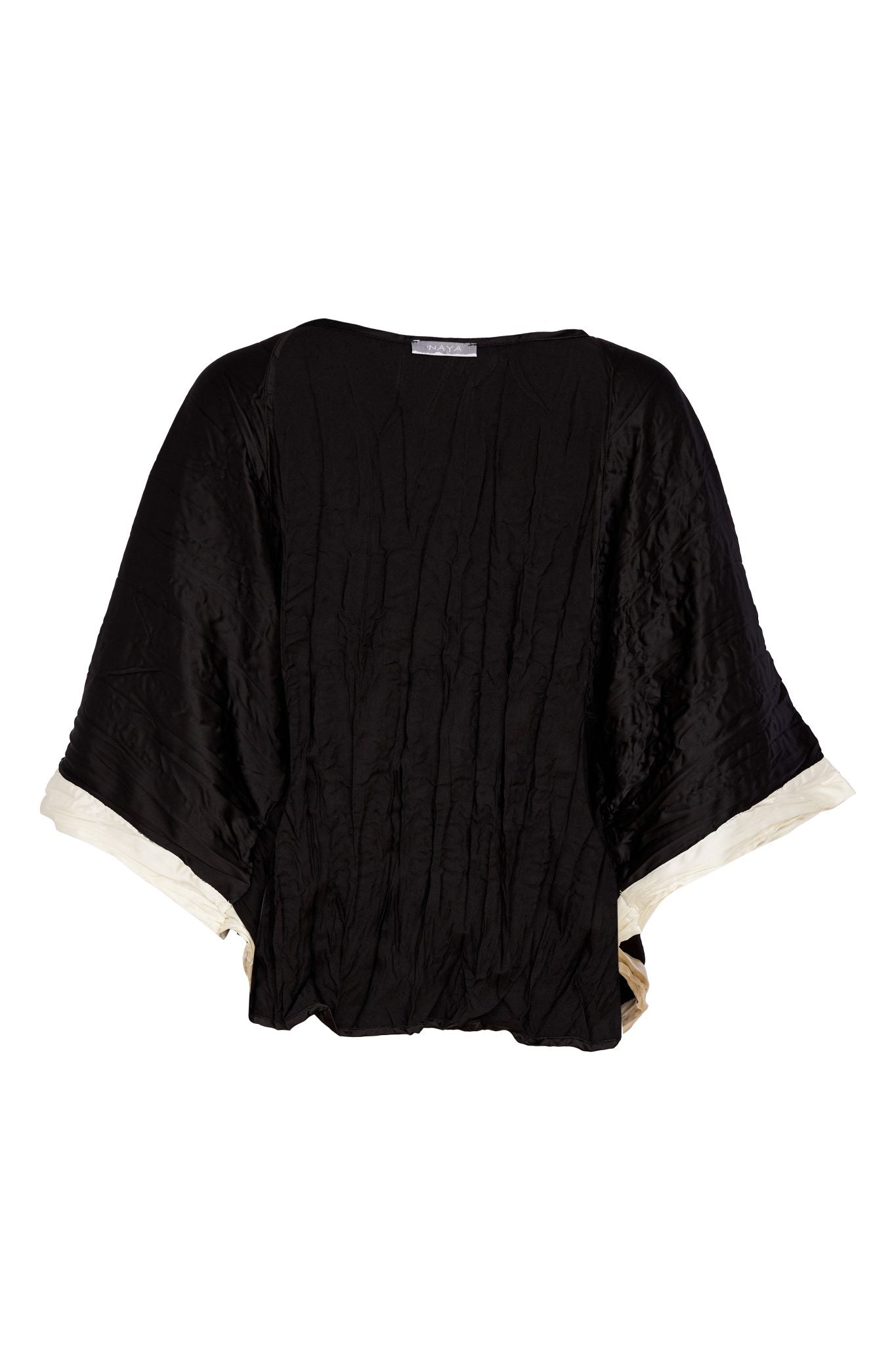 NAYA Crushed Shrug With Contrast Sleeve Band