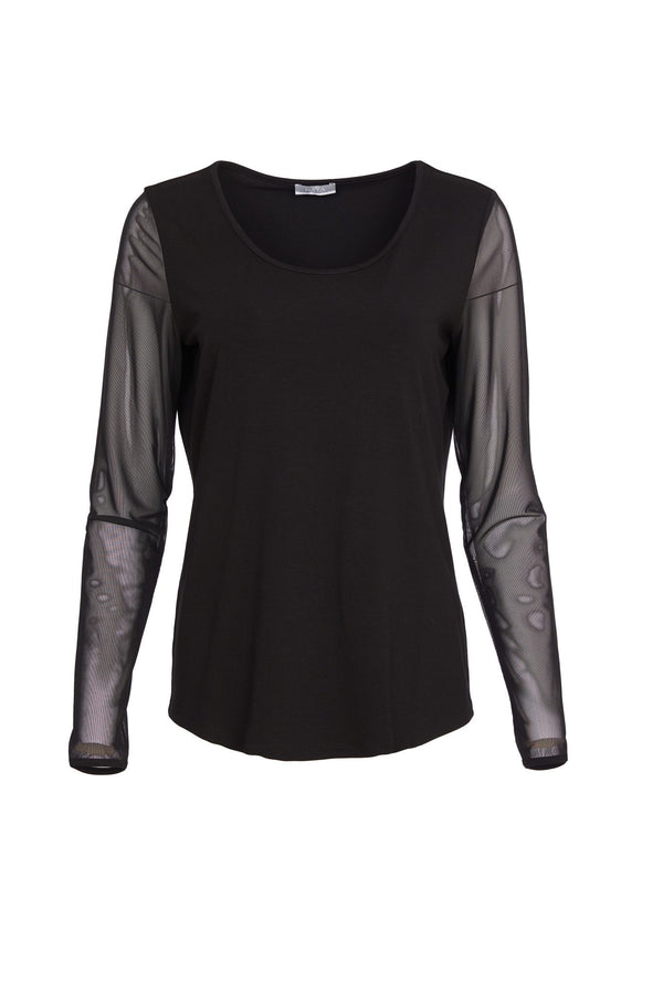 NAYA Mesh Sleeve Top