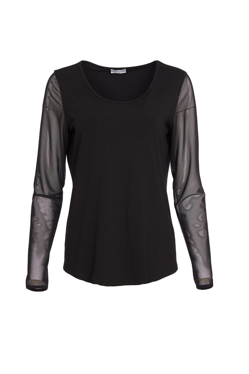 NAYA Mesh Sleeve Top