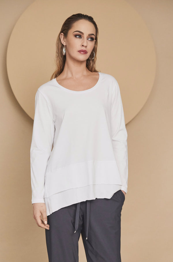 NAYA Top with Panel @ hem