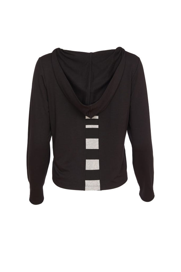 NAYA Hooded top with contrast trim