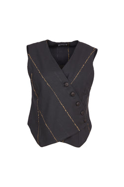 NAYA Wide Stripe Waistcoat