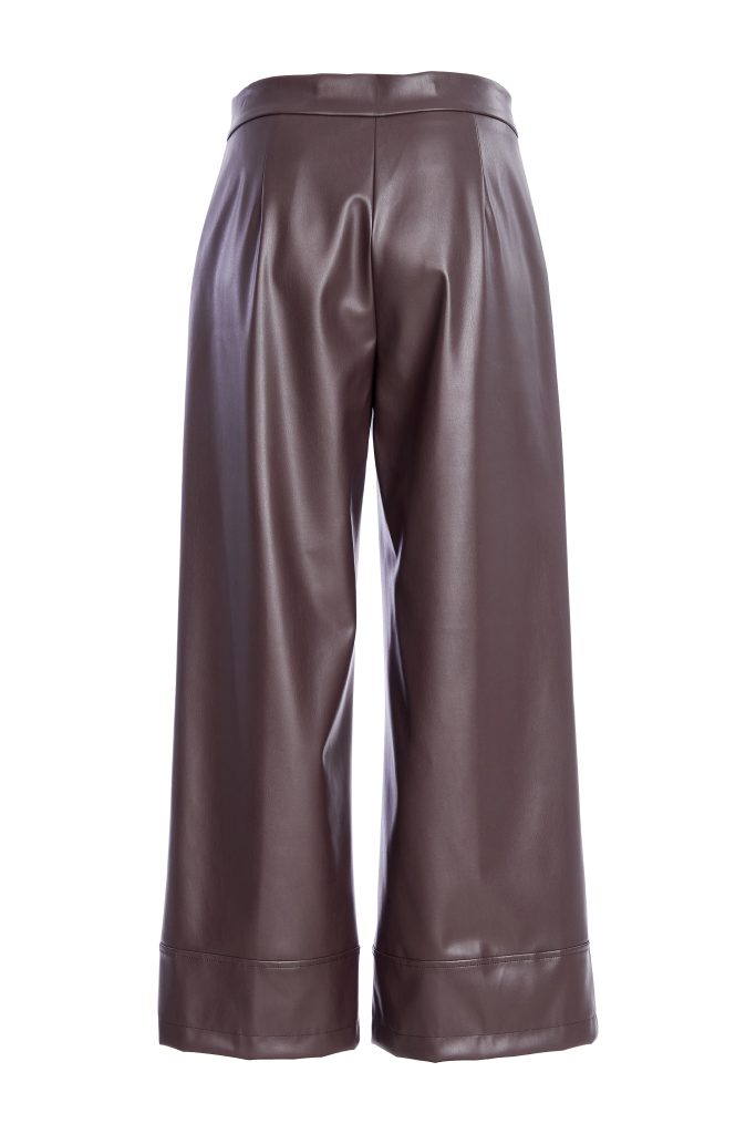 NAYA Wide leg leatherette trouser