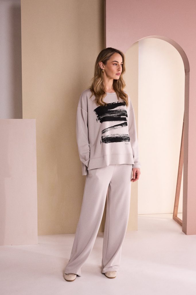 NAYA Soft Pull Up Trouser With Side Pocket