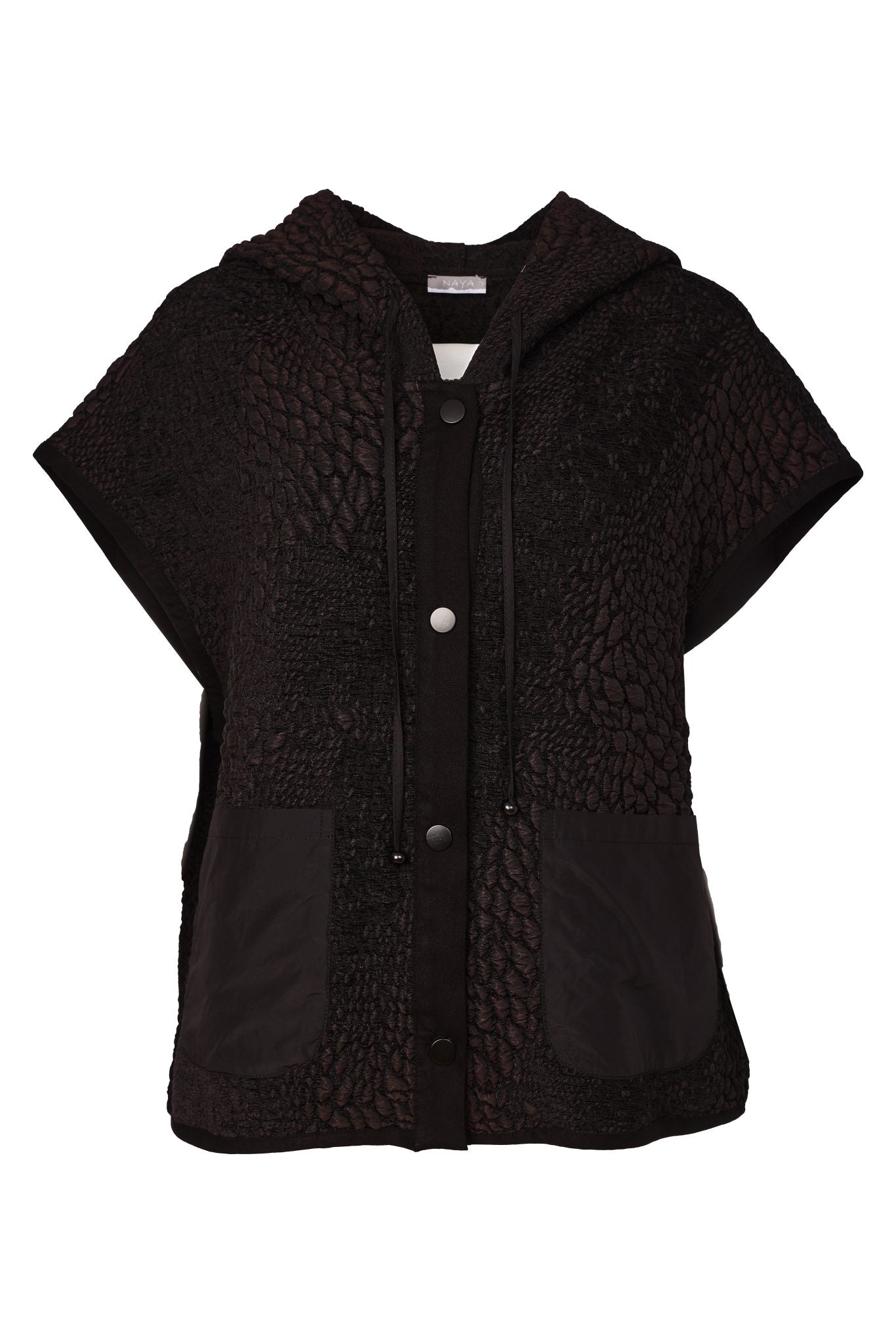 NAYA Jaquard Hooded Waistcoat