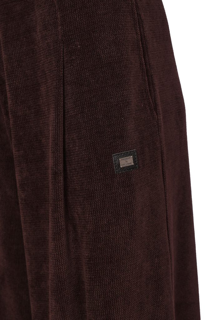 NAYA Soft Cord Trouser With Binding Hemline
