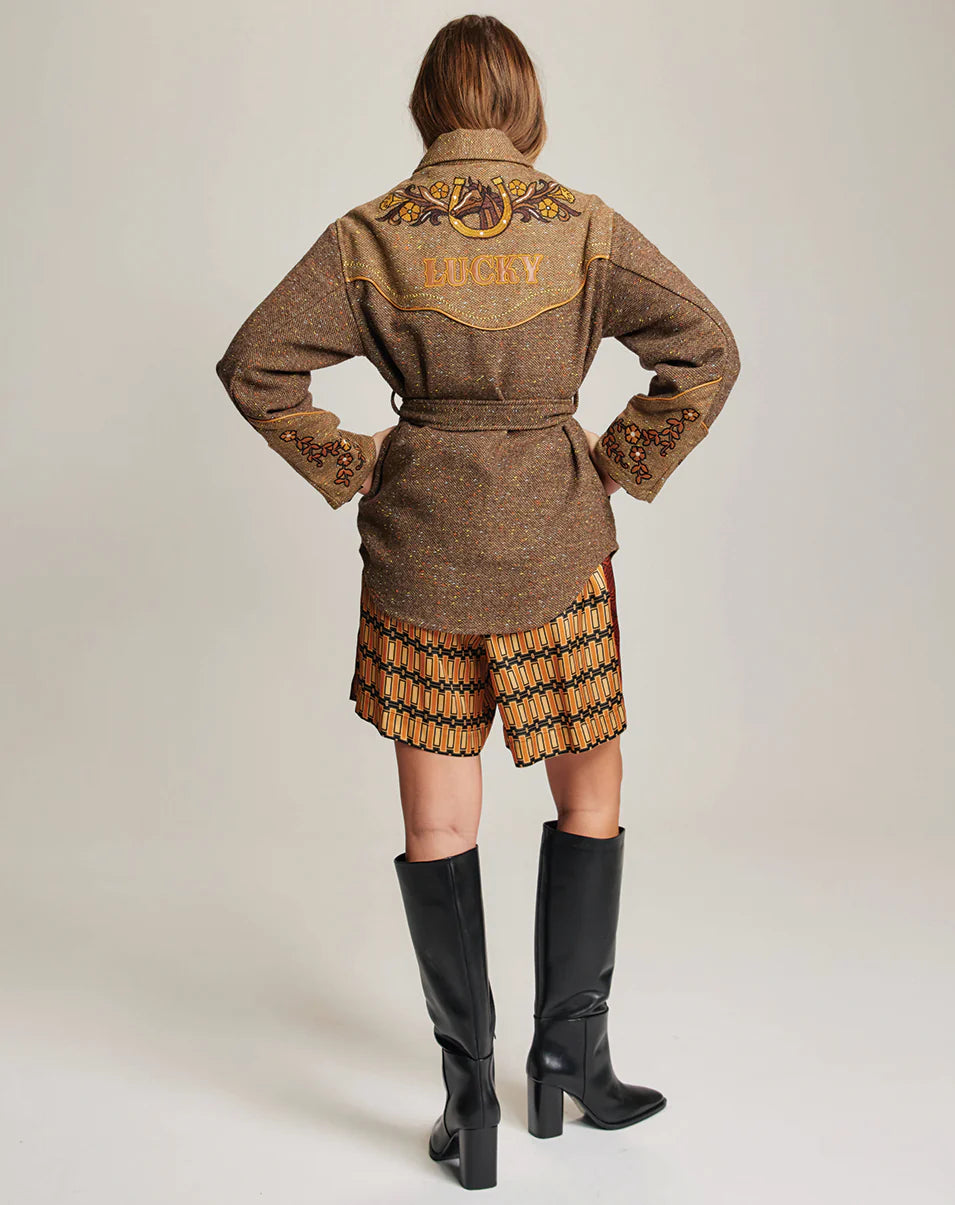ME369 Kiara Belted Jacket