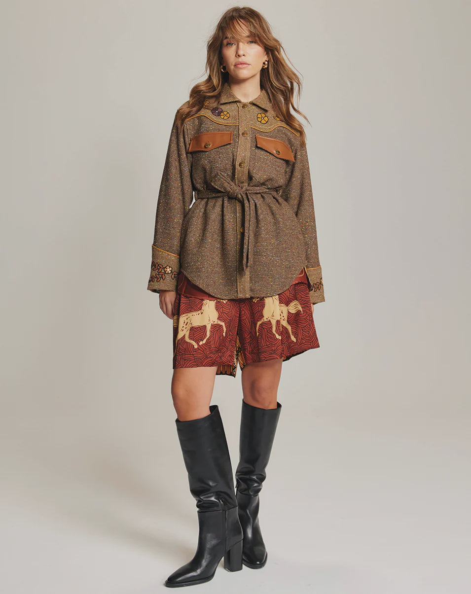 ME369 Kiara Belted Jacket