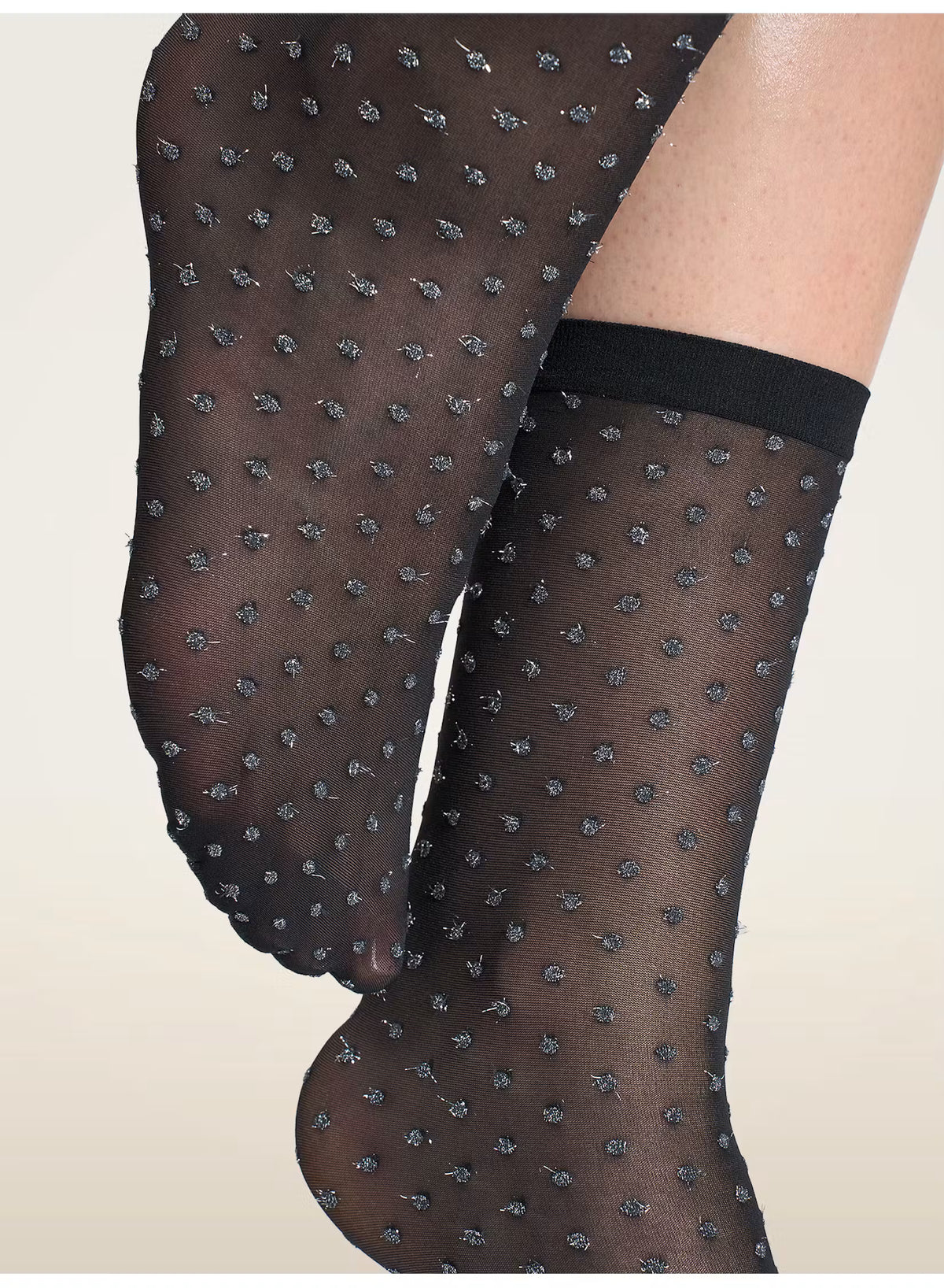 Wolford Shimmer Dot Sock