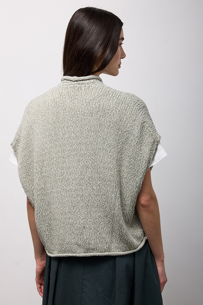 Neirami Two Button Poncho