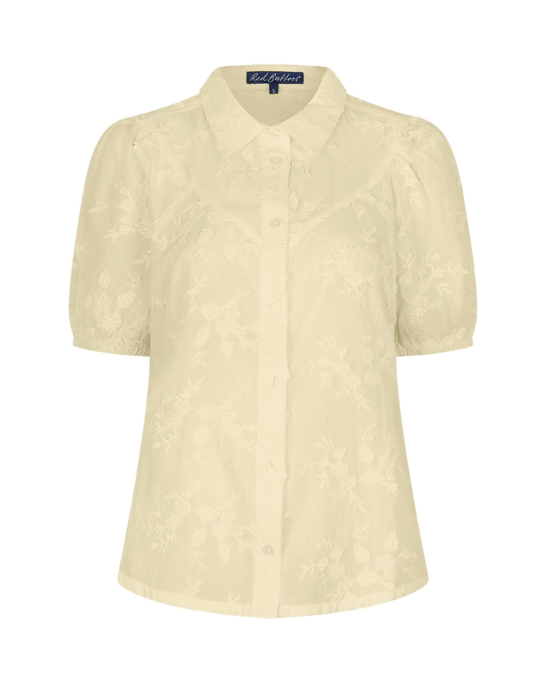 Red Button Victoria 3D Flower