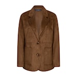 Red Button Blazer suedine praline