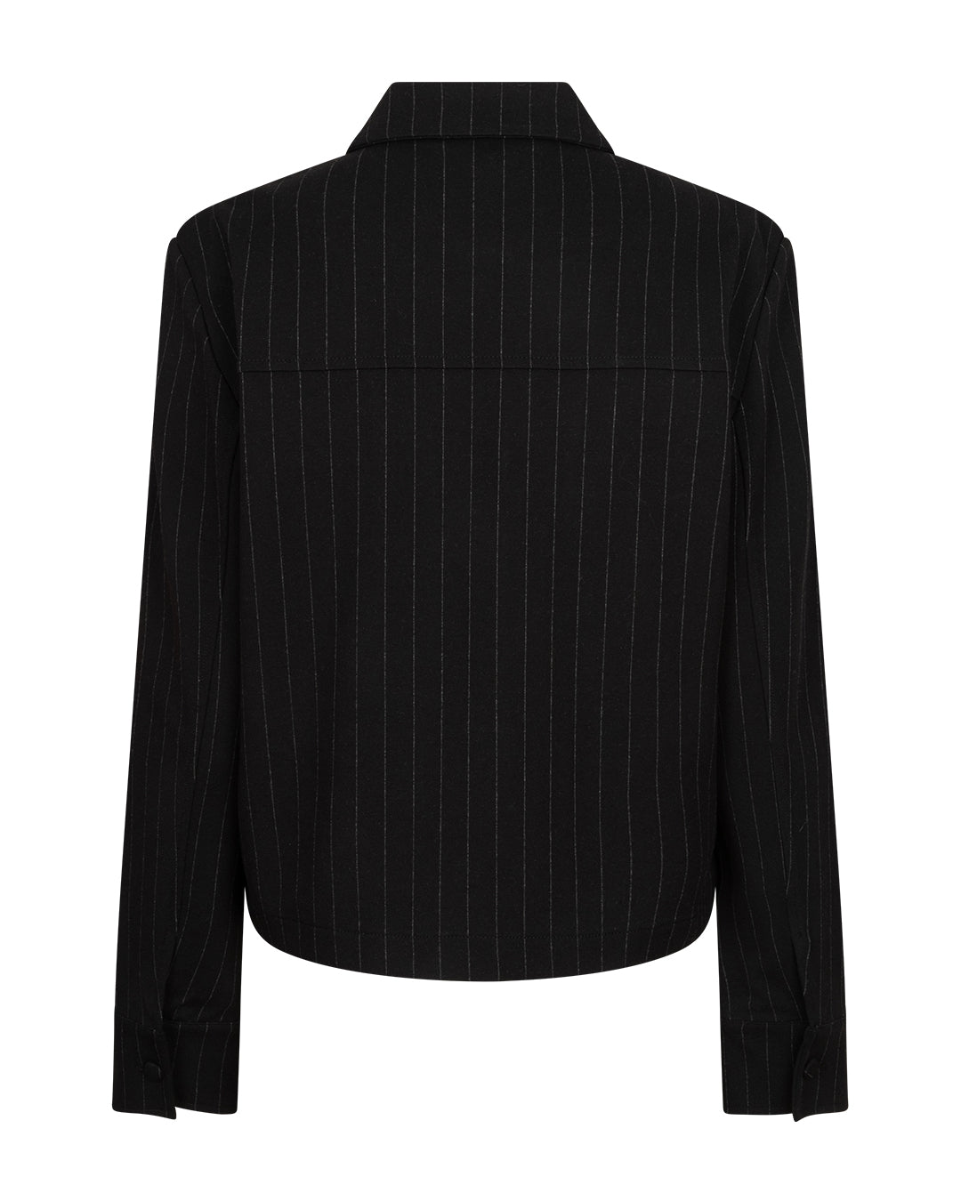 Red Button Jacket Punta Pinestripe