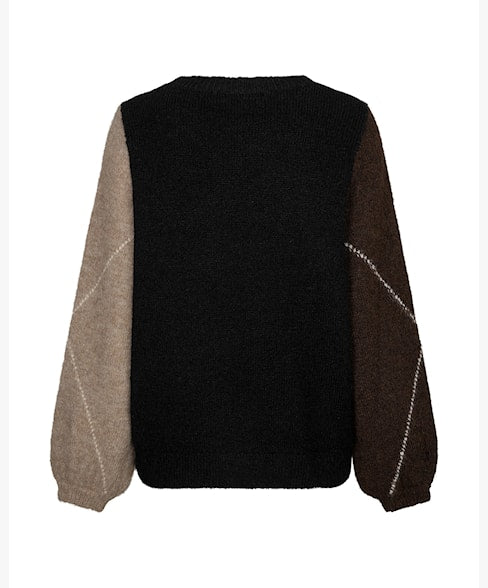 Red Button Argyle sweater