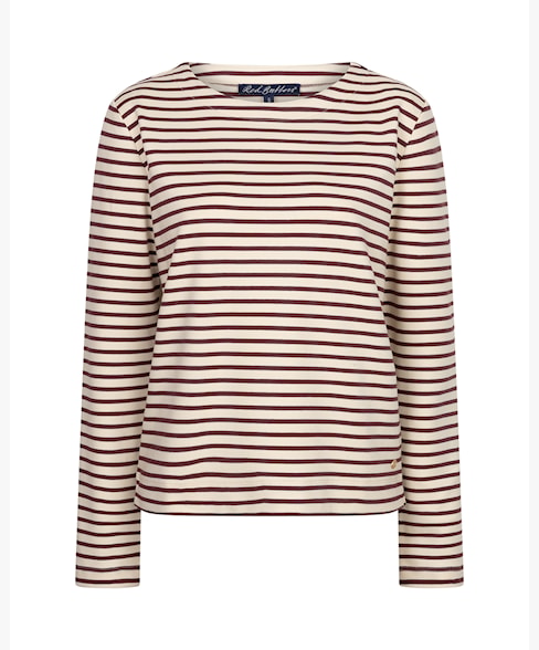 Red Button Terry stripe