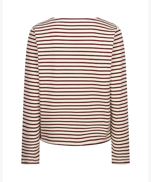 Red Button Terry stripe
