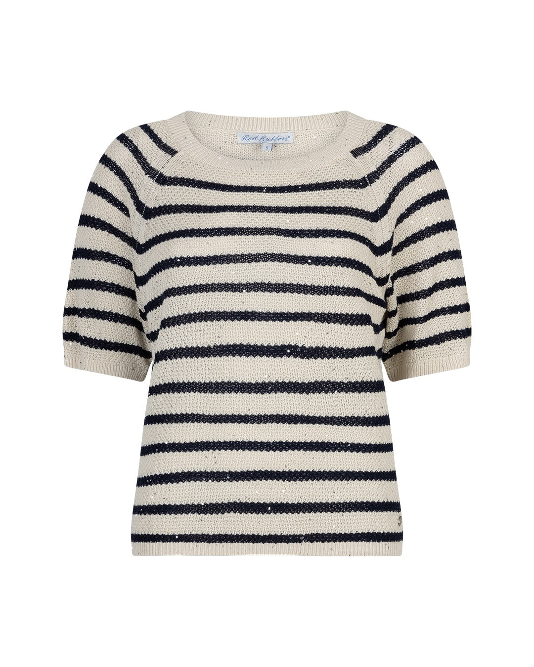 Red Button Sweet Stripe & Sequins