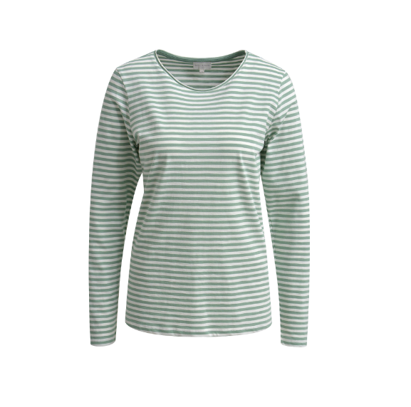 MILANO ITALY Striped Long Sleeve Top