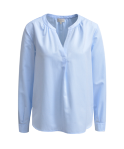 MILANO ITALY Blouse w neckpanel, V neck