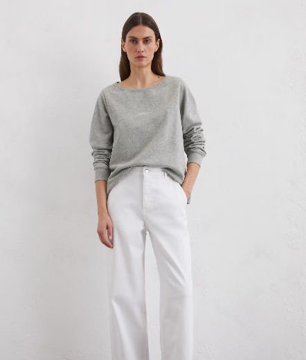 Marc O'Polo Relaxed sweatshirt with peached surface