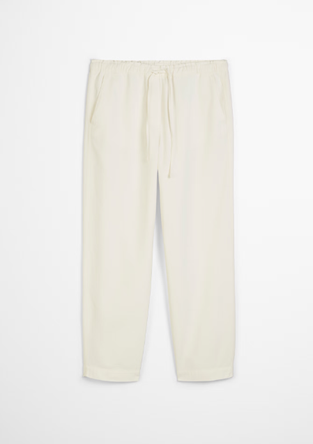 Marc O'Polo Joggpants tapered made from an organic cotton/linen blend