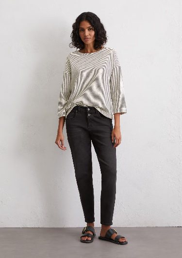 Marc O'Polo  Relaxed striped T-shirt made from medium-weight jersey