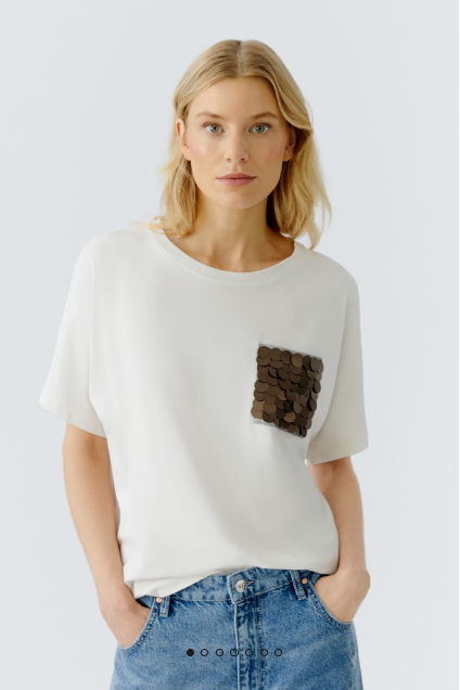 OUI Tshirt  gardenia