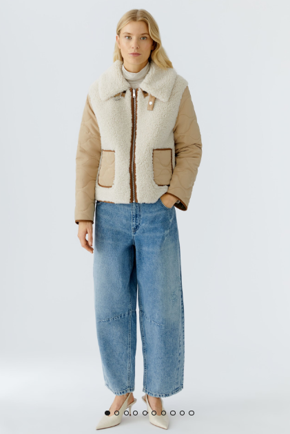 OUI Outdoor jacket - stone green