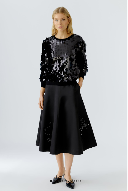 OUI A-line skirt - black
