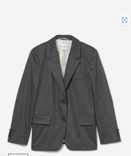 Marc O'Polo BOYFRIEND BLAZER RELAXED WITH PINSTRIPES