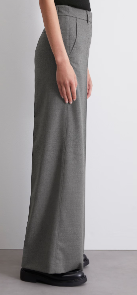 Marc O'Polo SUIT TROUSERS WIDE LEG MADE FROM A WOOL MIX