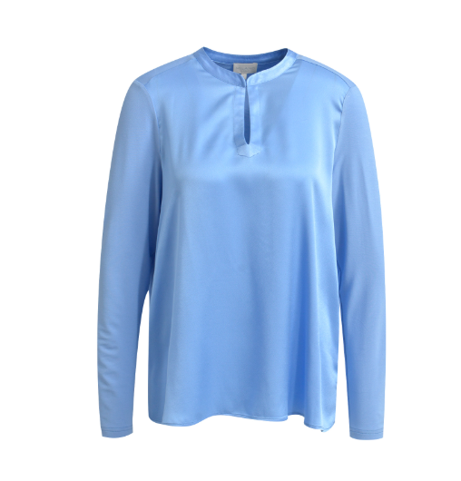 Milano Italy Longsleeve with roundneck and slit at cf