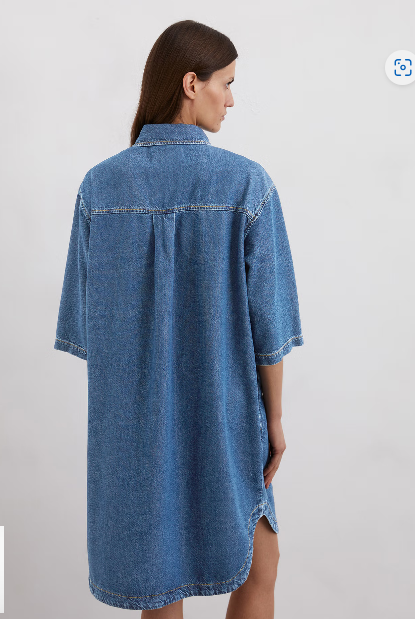 Marc O'Polo Regular denim dress made from organic cotton lyocell mix