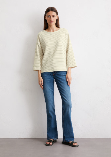 Marc O'Polo  Relaxed striped T-shirt made from medium-weight jersey