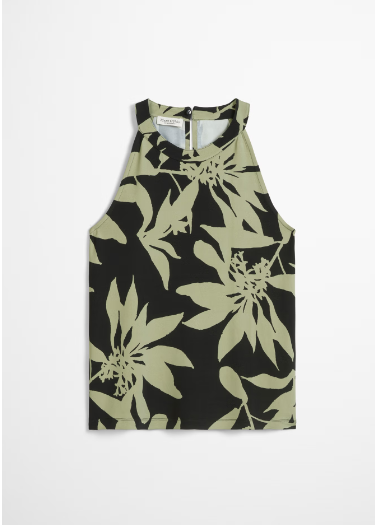 Marc O'Polo Sleeveless top flared made from stretchy viscose fabric