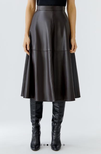 OUI A-line skirt - dark brown