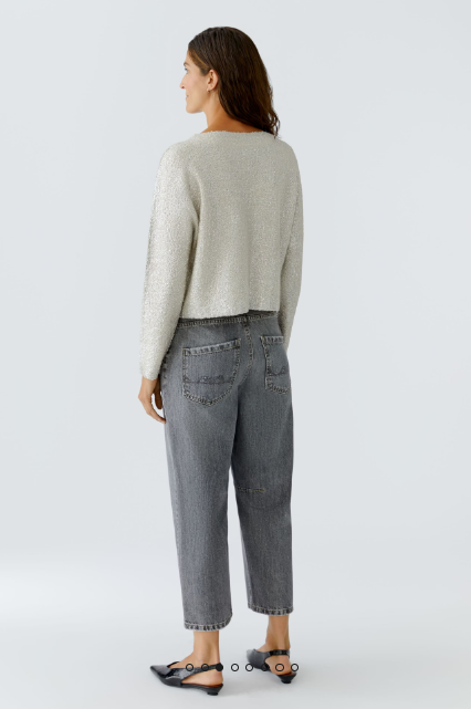 OUI Pullover - silver stone