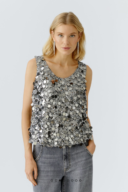 OUI Top - gunmetal