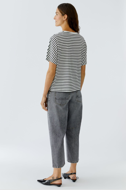 OUI T-shirt - white black
