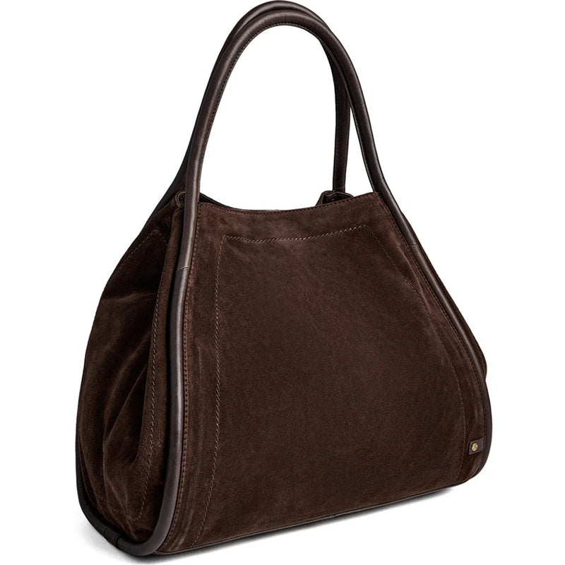 DEPECHE Suede Shopper Bag